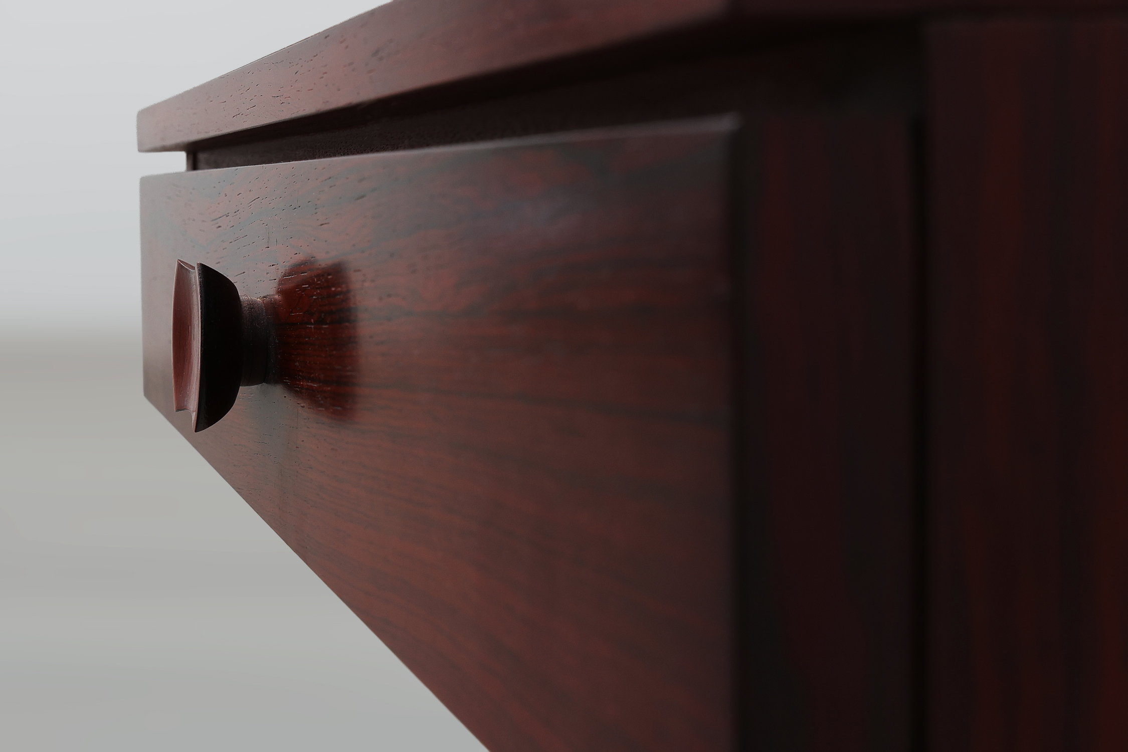 Pair of Mid-Century Modern Danish Wall-Mounted Nightstands in Walnutthumbnail